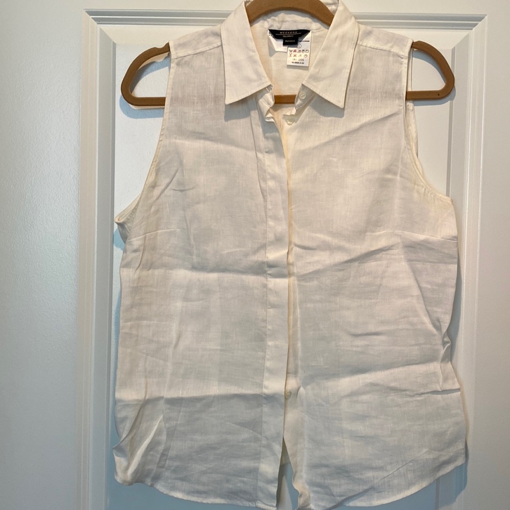 Max Mara Linen top